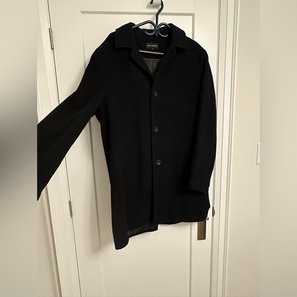 Men’s - Bellisimo Wool Coat - Size 40 - Black